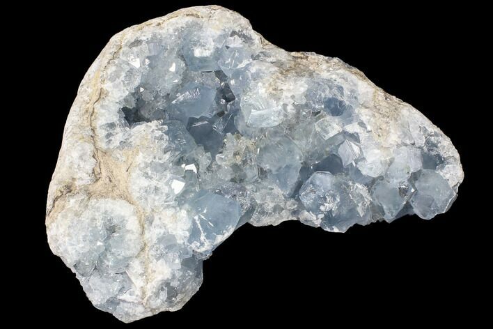 Celestine (Celestite) Crystal Geode Section - Madagascar #87133